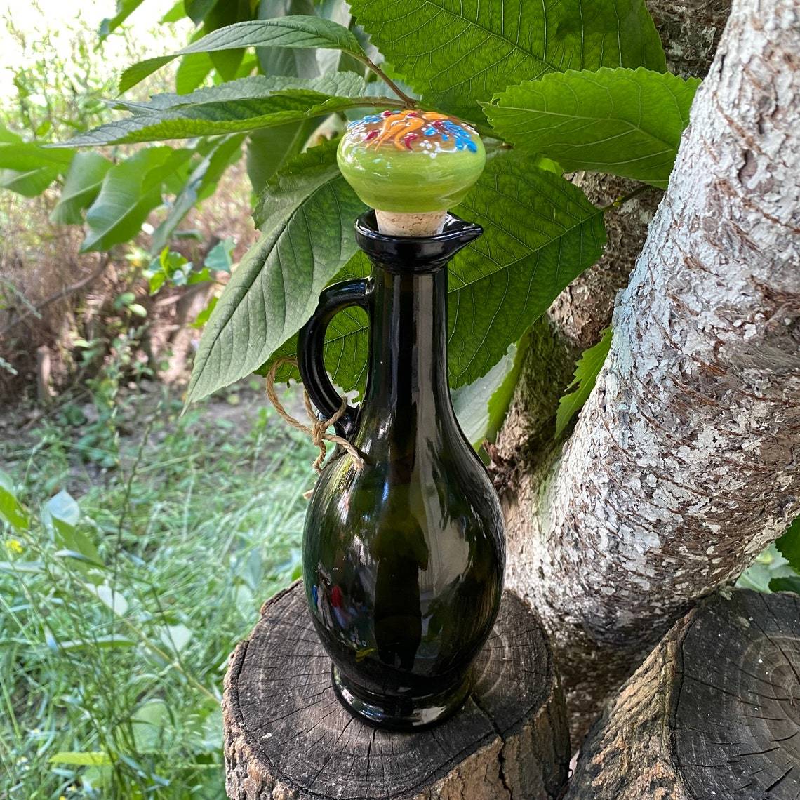 Handmade Ceramic Wine Bottle Stopper, Olive Oil Stopper Decorative Bottle Stopper, Ceramic Home Decoration - Rassme