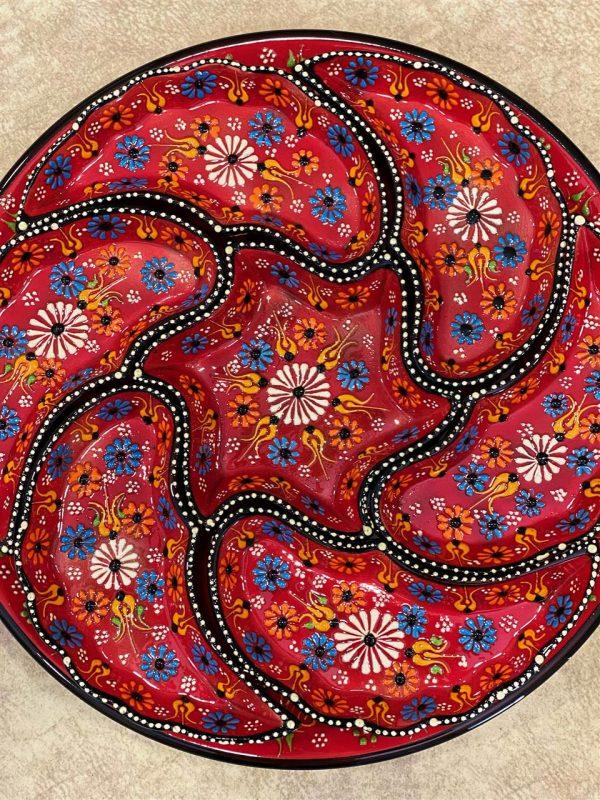 High Quality Breakfast Set, Decorative Bowl Set, Ceramic Set, Serving Set, Mezze Set, Turkish Ceramic Food Serving Set - Rassme