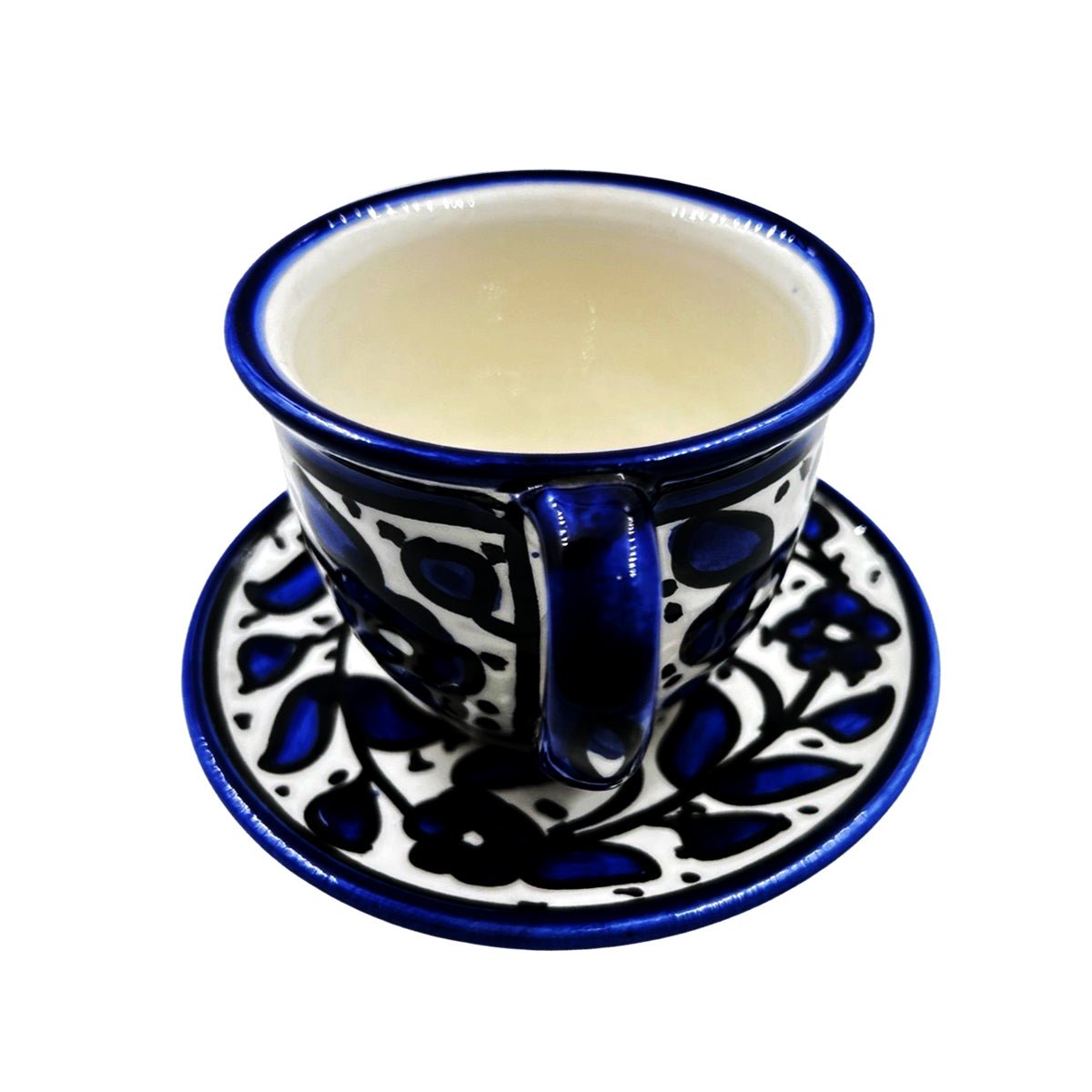 Tea / Herbal Cup Hand colored Ceramic - Rassme