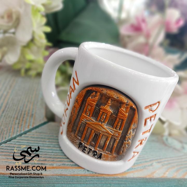 Ceramic Mug 3D Petra Souvenir - in Jordan