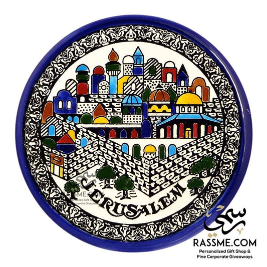 JERUSALEM DECORATIVE CERAMIC PLATE - in Jordan