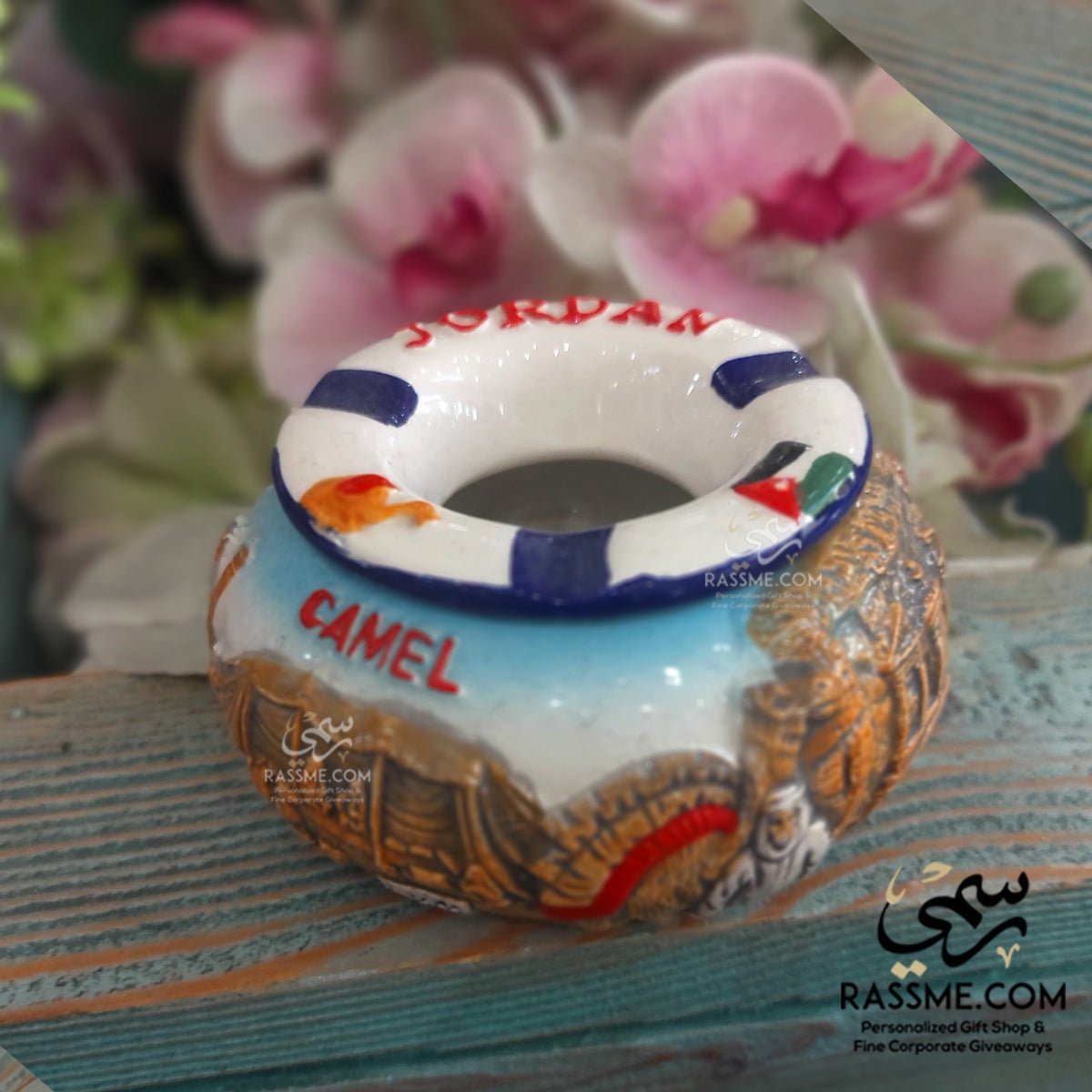 Ceramic Colored Ashtray Jordan Souvenirs 3d Petra Jerash Nebo