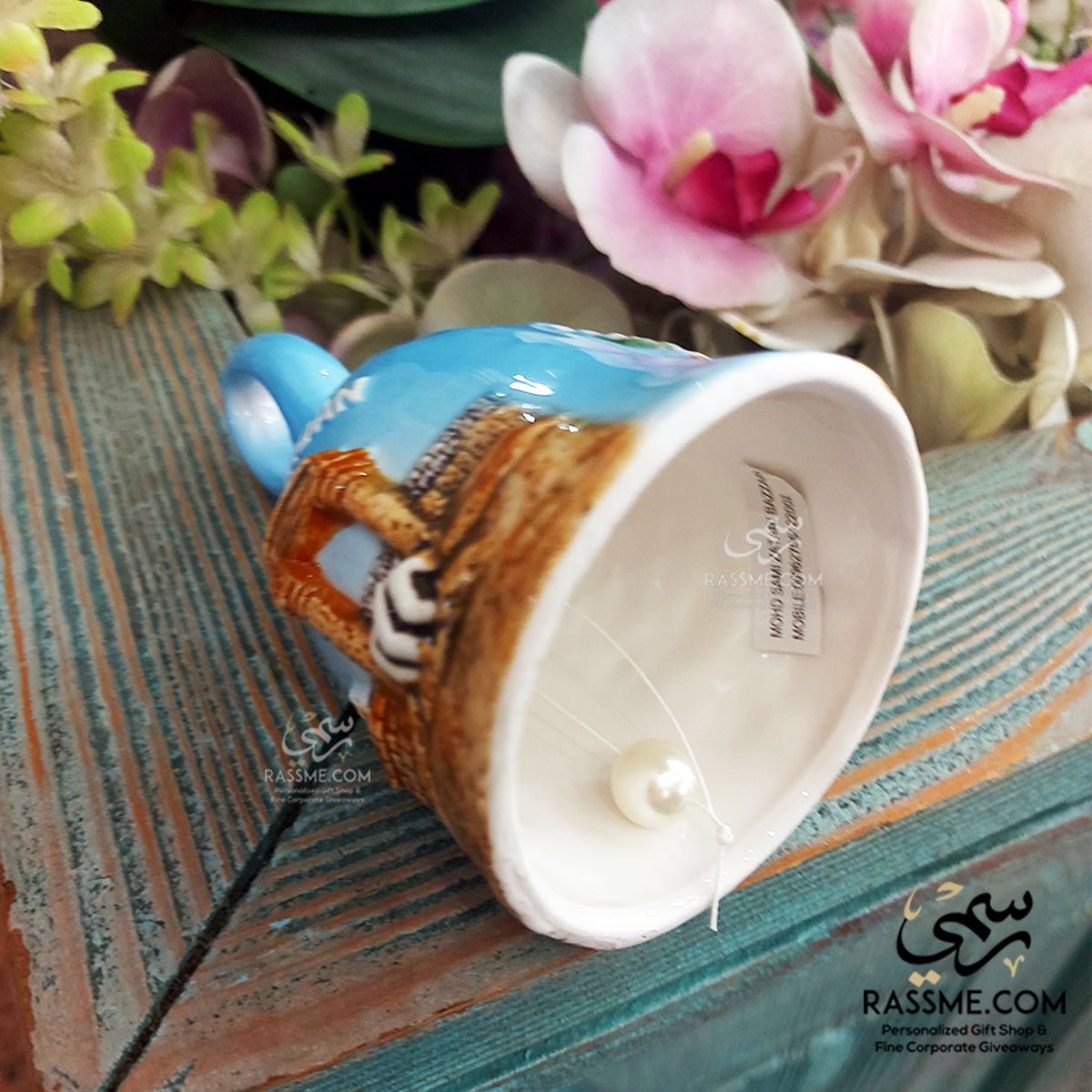 Ceramic Colored Bell Jordan Souvenirs 3d Amman