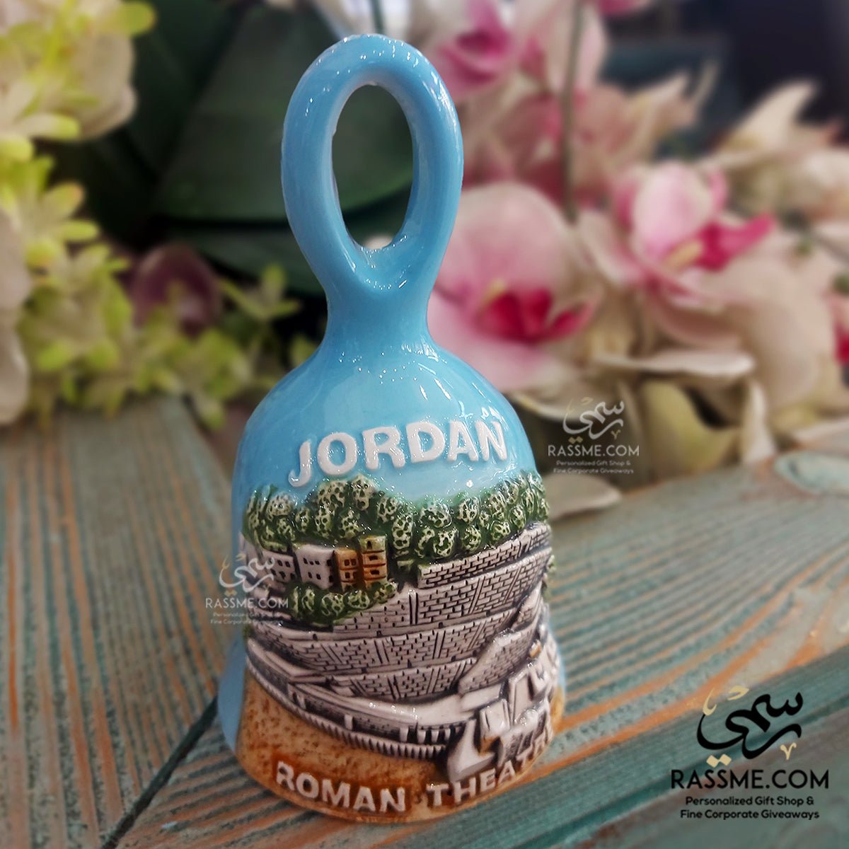 Ceramic Colored Bell Jordan Souvenirs 3d Roman Theater