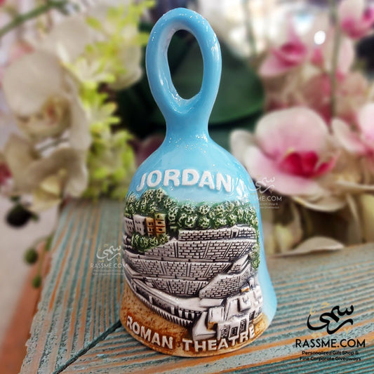 Ceramic Colored Bell Jordan Souvenirs 3d Roman Theater