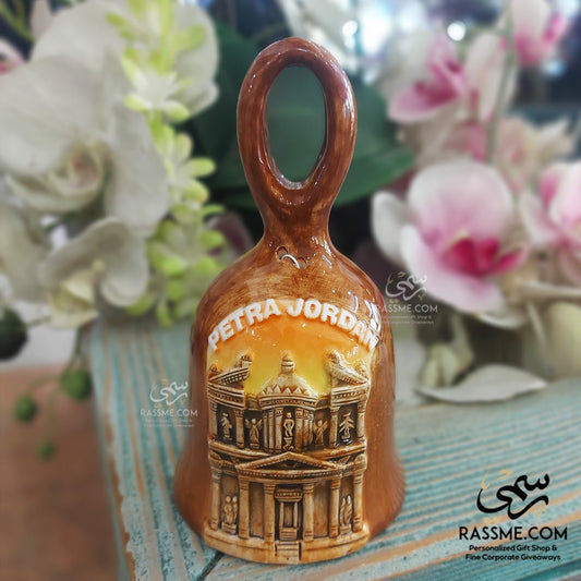 Ceramic Brown Bell Jordan Souvenirs 3d Petra