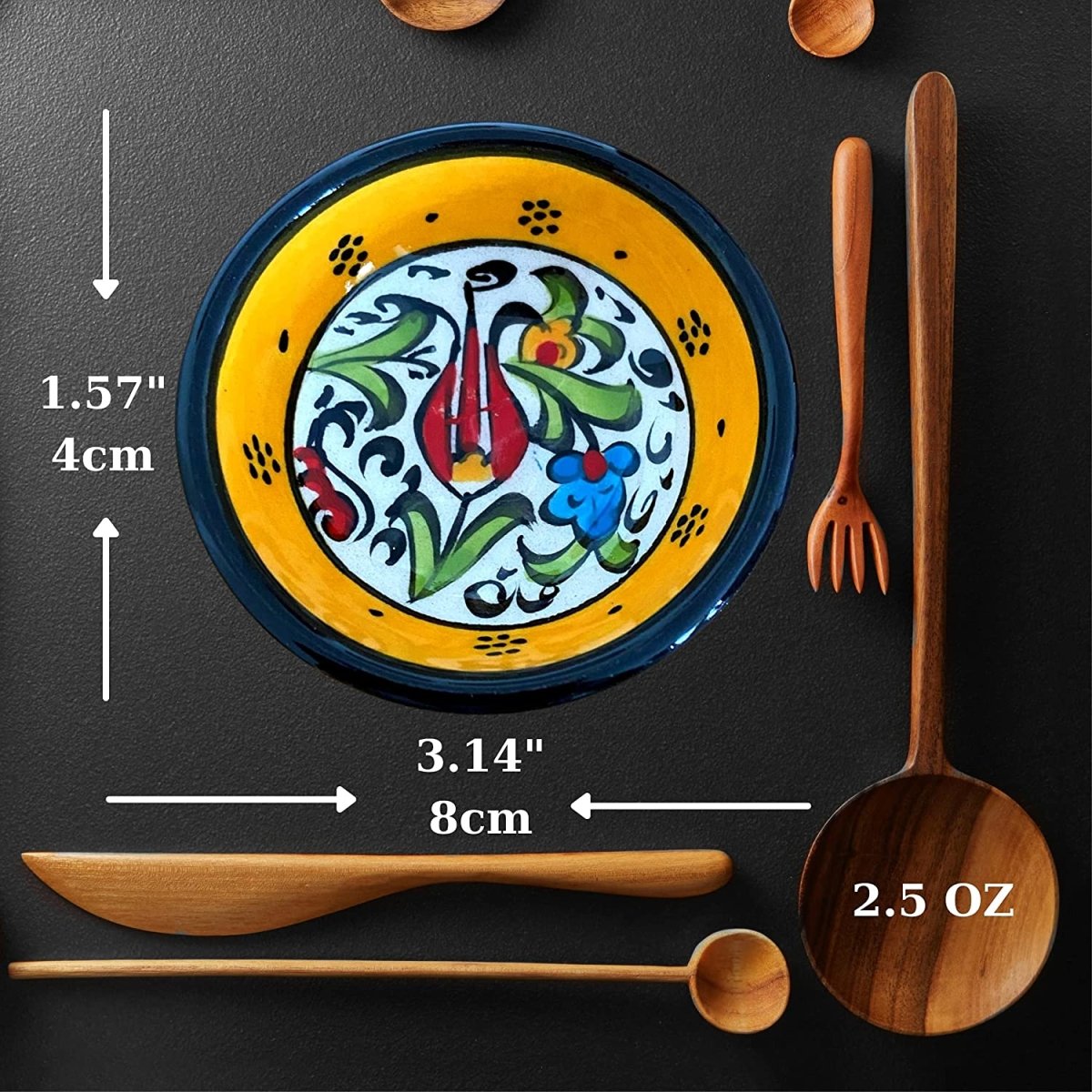 Ceramic Bowl Turkish Colorful - Rassme