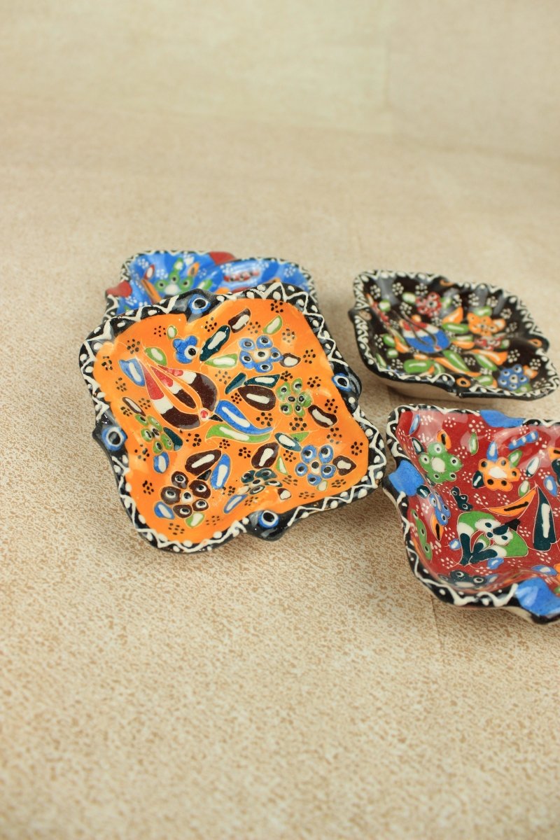 Colorful Handmade Ceramic Ashtrays - Rassme