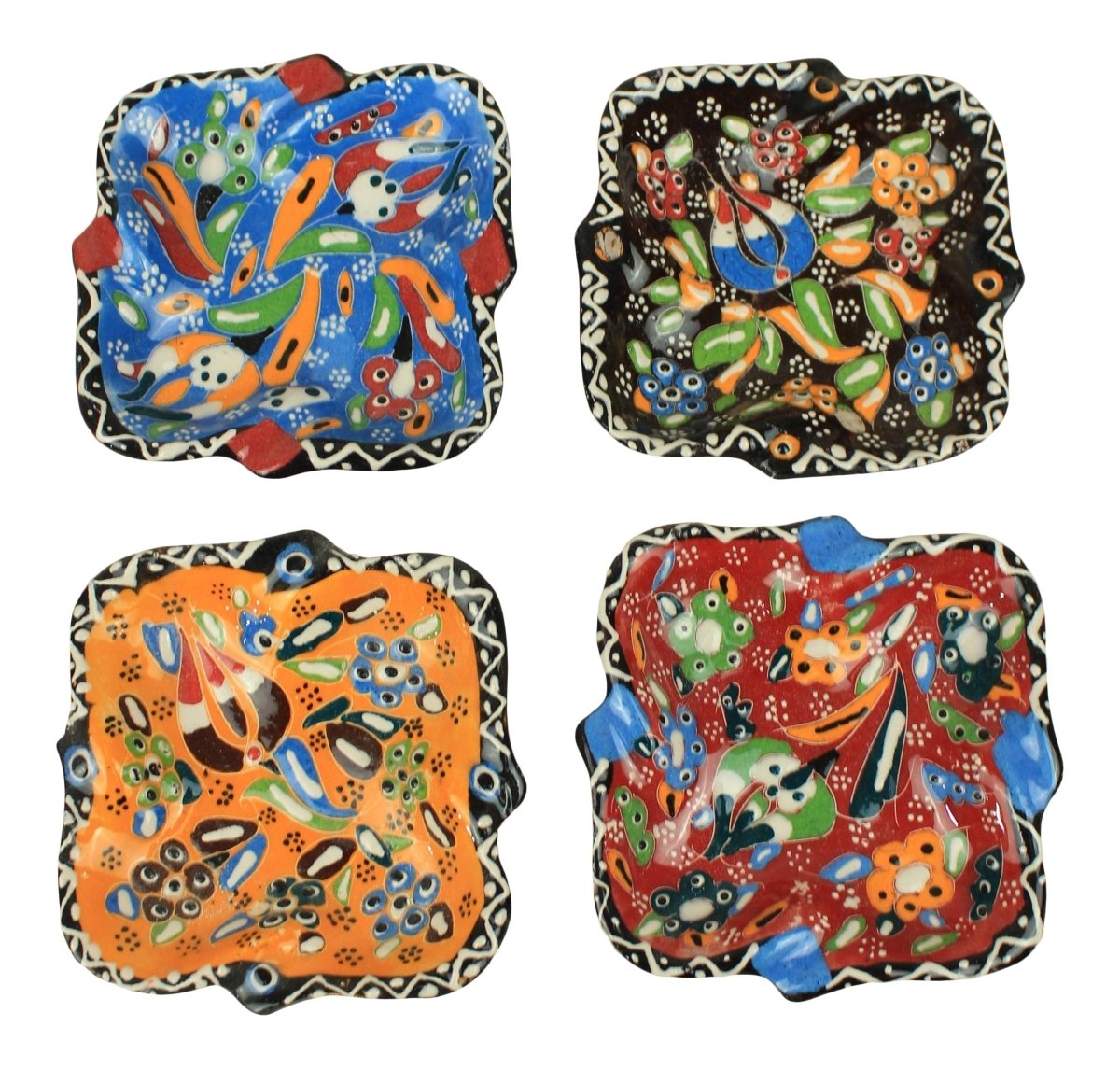 Colorful Handmade Ceramic Ashtrays - Rassme