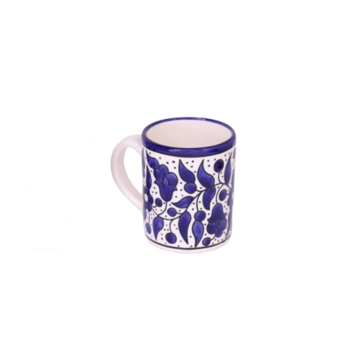 FLORAL CERAMIC COFFE TEA MUG 12OZ - Rassme