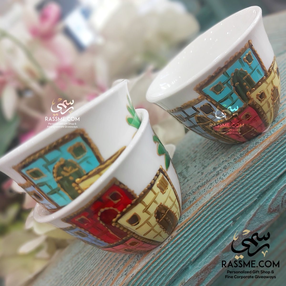 Hand Painted Arabic coffee cups Bitter Coffee Cup - Rassme