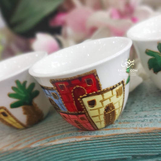 Hand Painted Arabic coffee cups Bitter Coffee Cup - Rassme