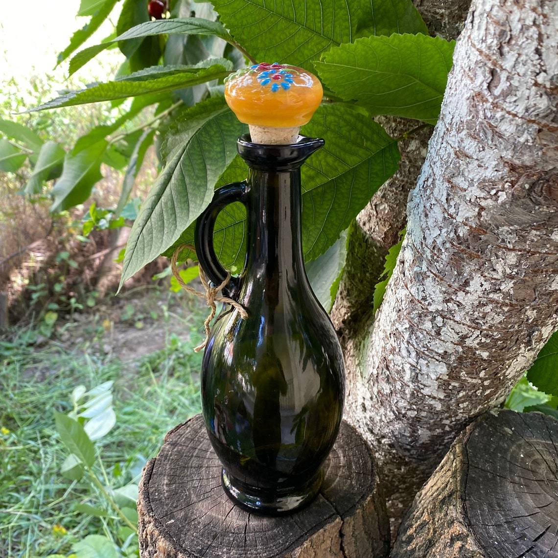 Handmade Ceramic Wine Bottle Stopper, Olive Oil Stopper Decorative Bottle Stopper, Ceramic Home Decoration - Rassme