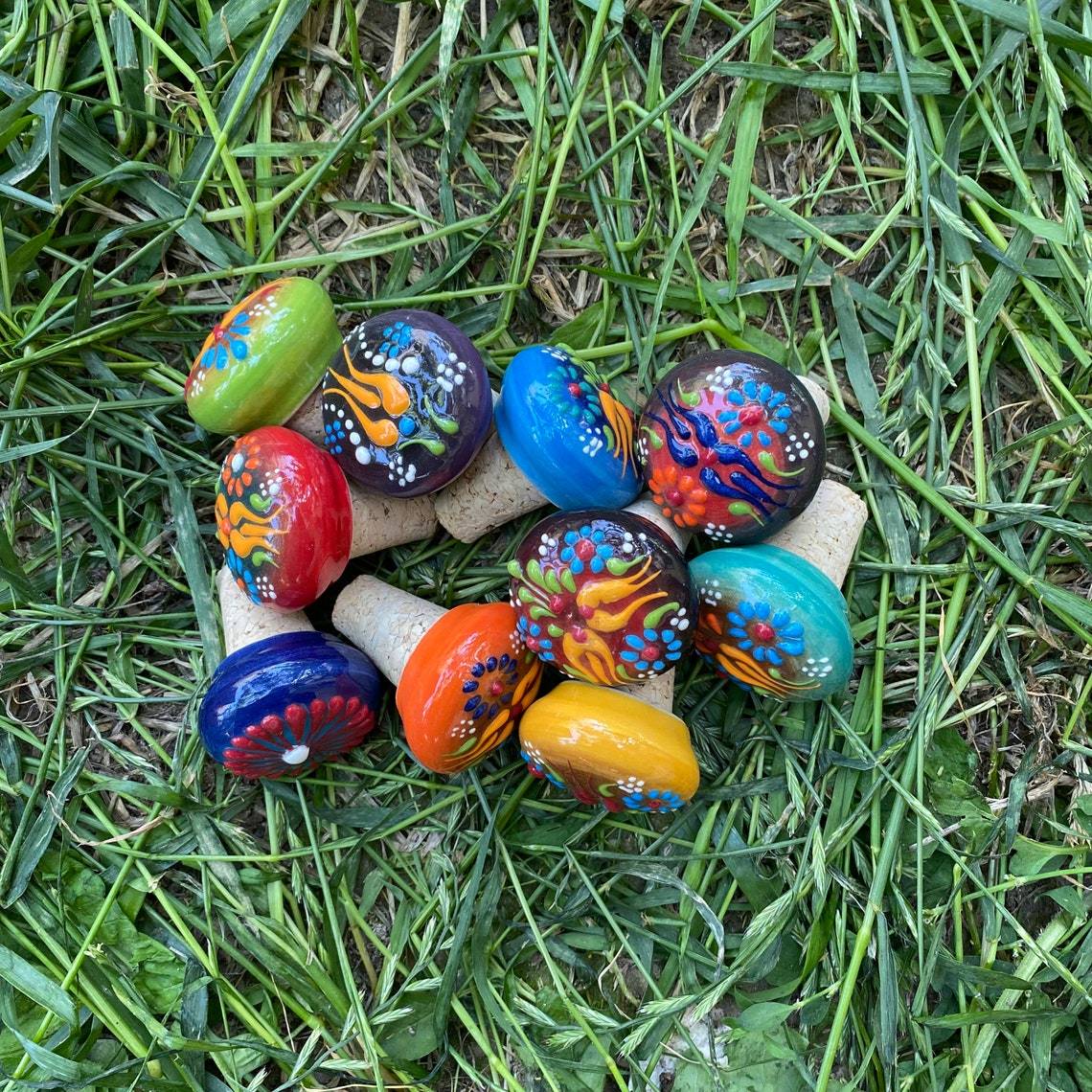 Handmade Ceramic Wine Bottle Stopper, Olive Oil Stopper Decorative Bottle Stopper, Ceramic Home Decoration - Rassme