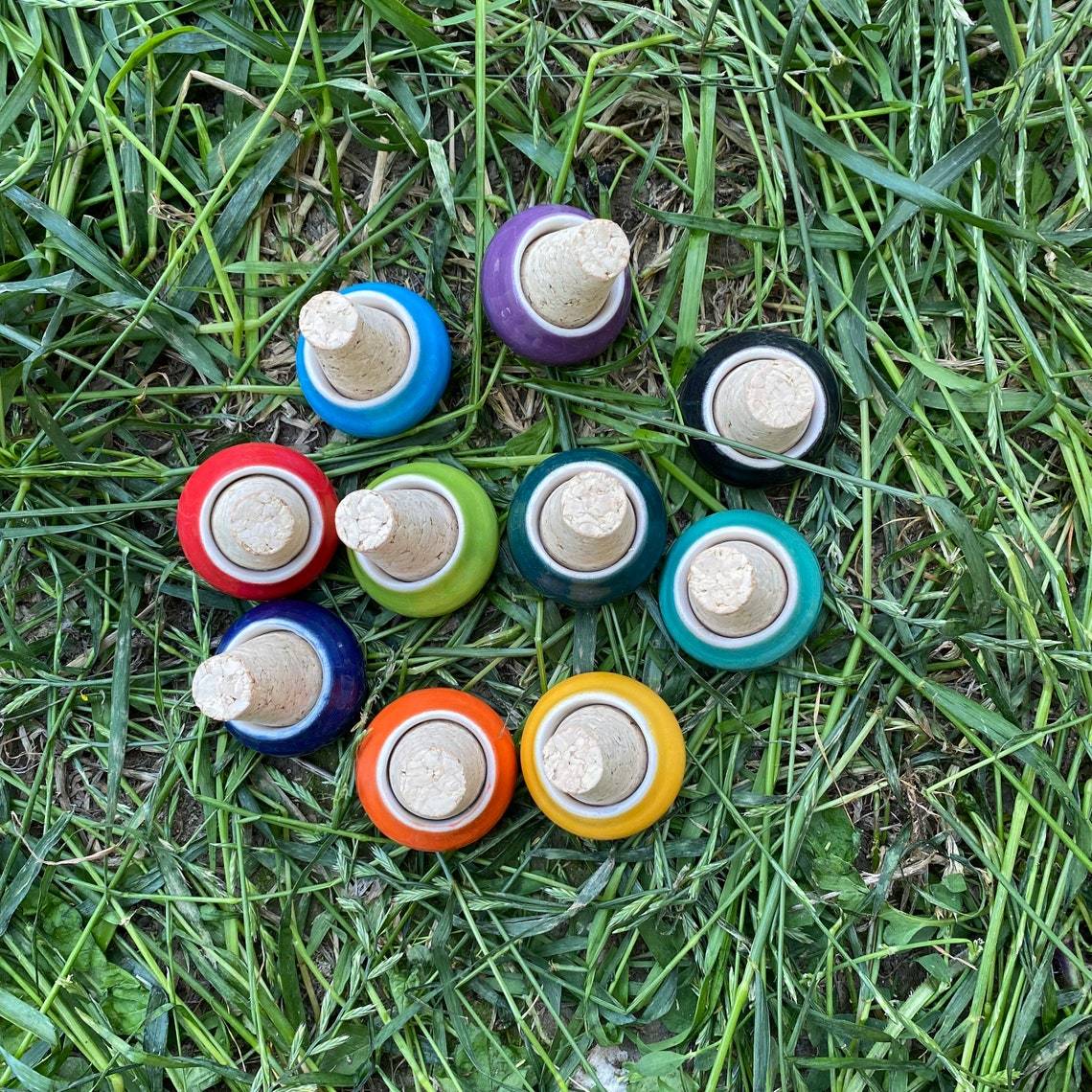 Handmade Ceramic Wine Bottle Stopper, Olive Oil Stopper Decorative Bottle Stopper, Ceramic Home Decoration - Rassme