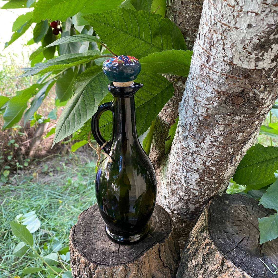 Handmade Ceramic Wine Bottle Stopper, Olive Oil Stopper Decorative Bottle Stopper, Ceramic Home Decoration - Rassme