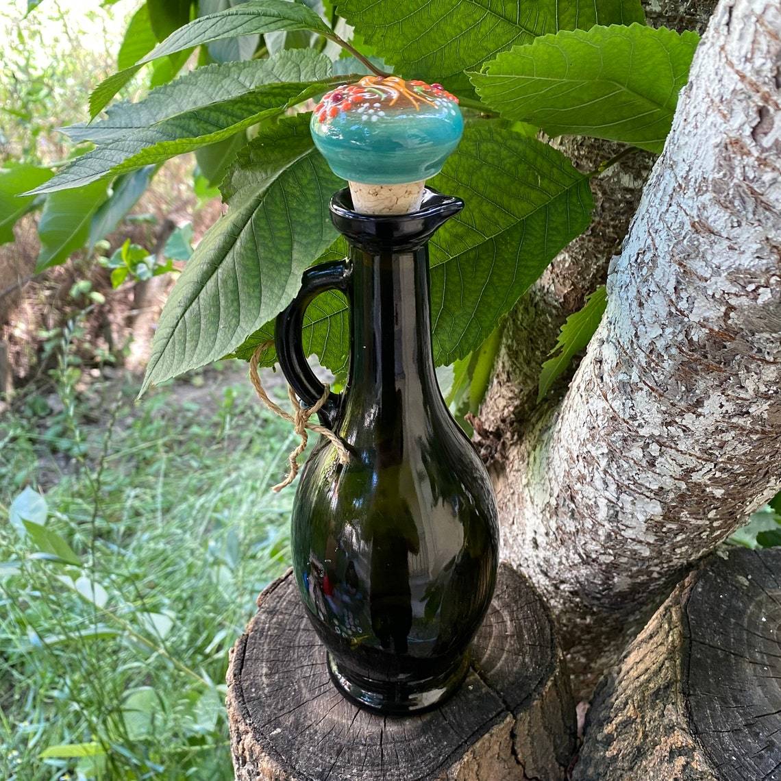 Handmade Ceramic Wine Bottle Stopper, Olive Oil Stopper Decorative Bottle Stopper, Ceramic Home Decoration - Rassme