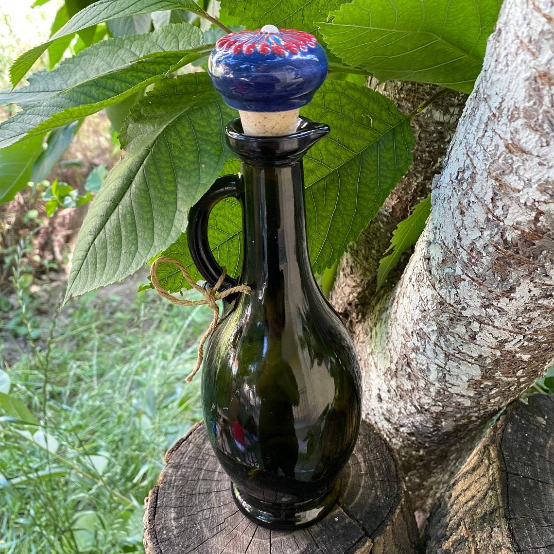 Handmade Ceramic Wine Bottle Stopper, Olive Oil Stopper Decorative Bottle Stopper, Ceramic Home Decoration - Rassme