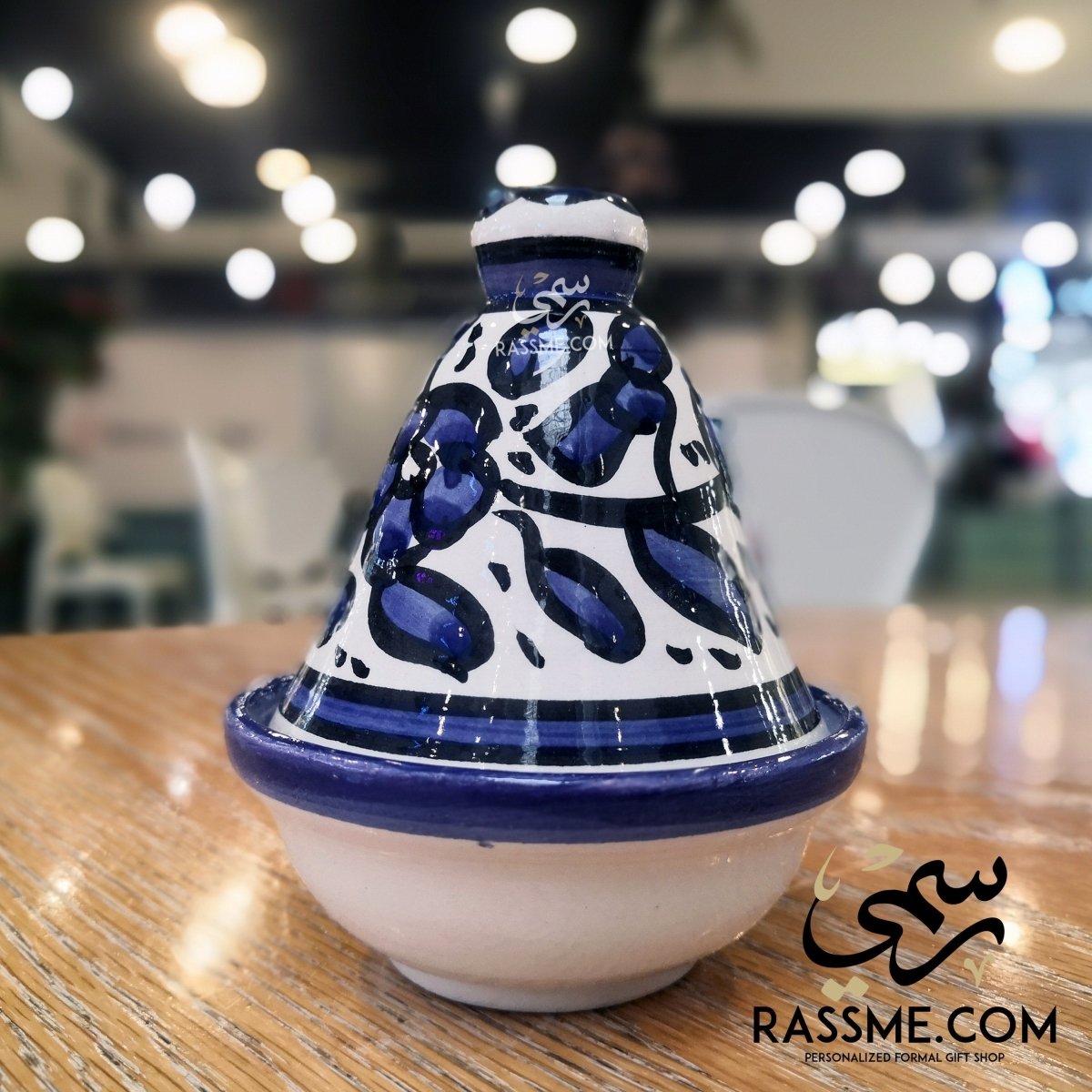 Handmade in Palestinian Ceramics Pottery Sweet Bowl Jordan - Rassme