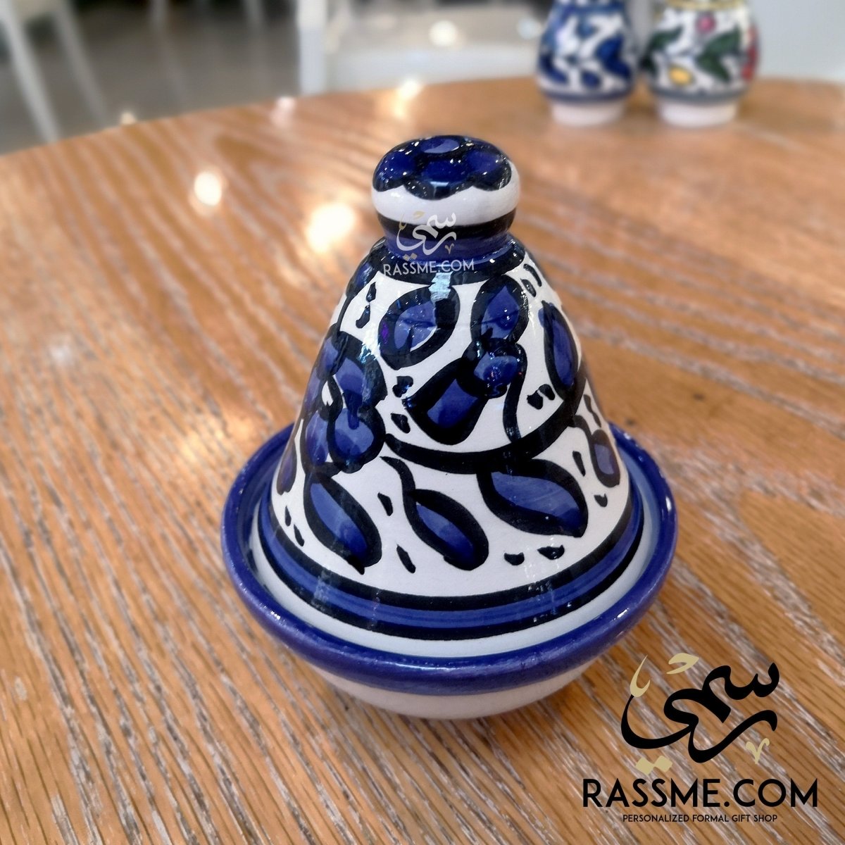 Handmade in Palestinian Ceramics Pottery Sweet Bowl Jordan - Rassme