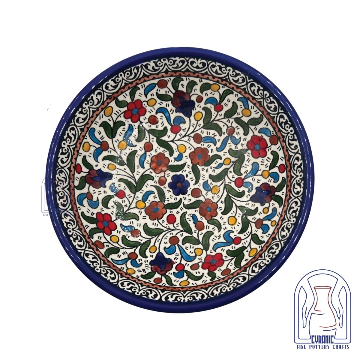 Hebron ceramic pottery Plate - Rassme