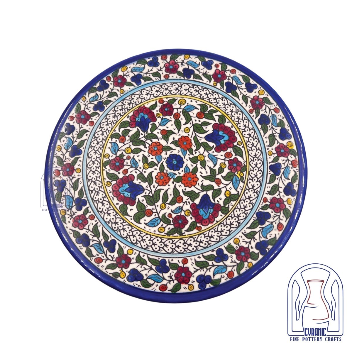 Hebron ceramic pottery Plate - Rassme