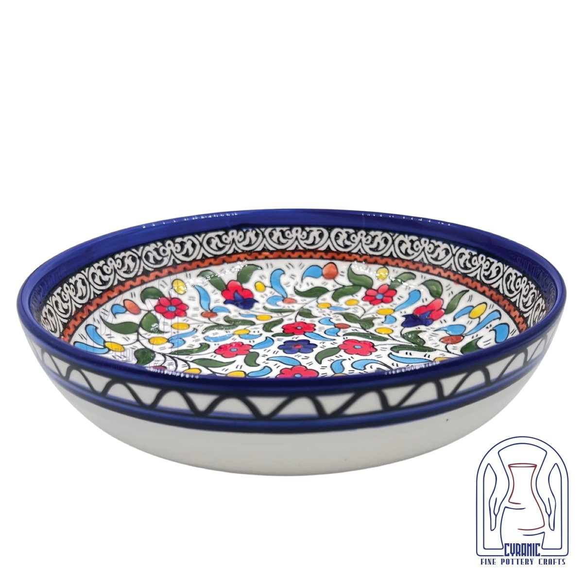 Hebron ceramic pottery Plate Bowl - Rassme