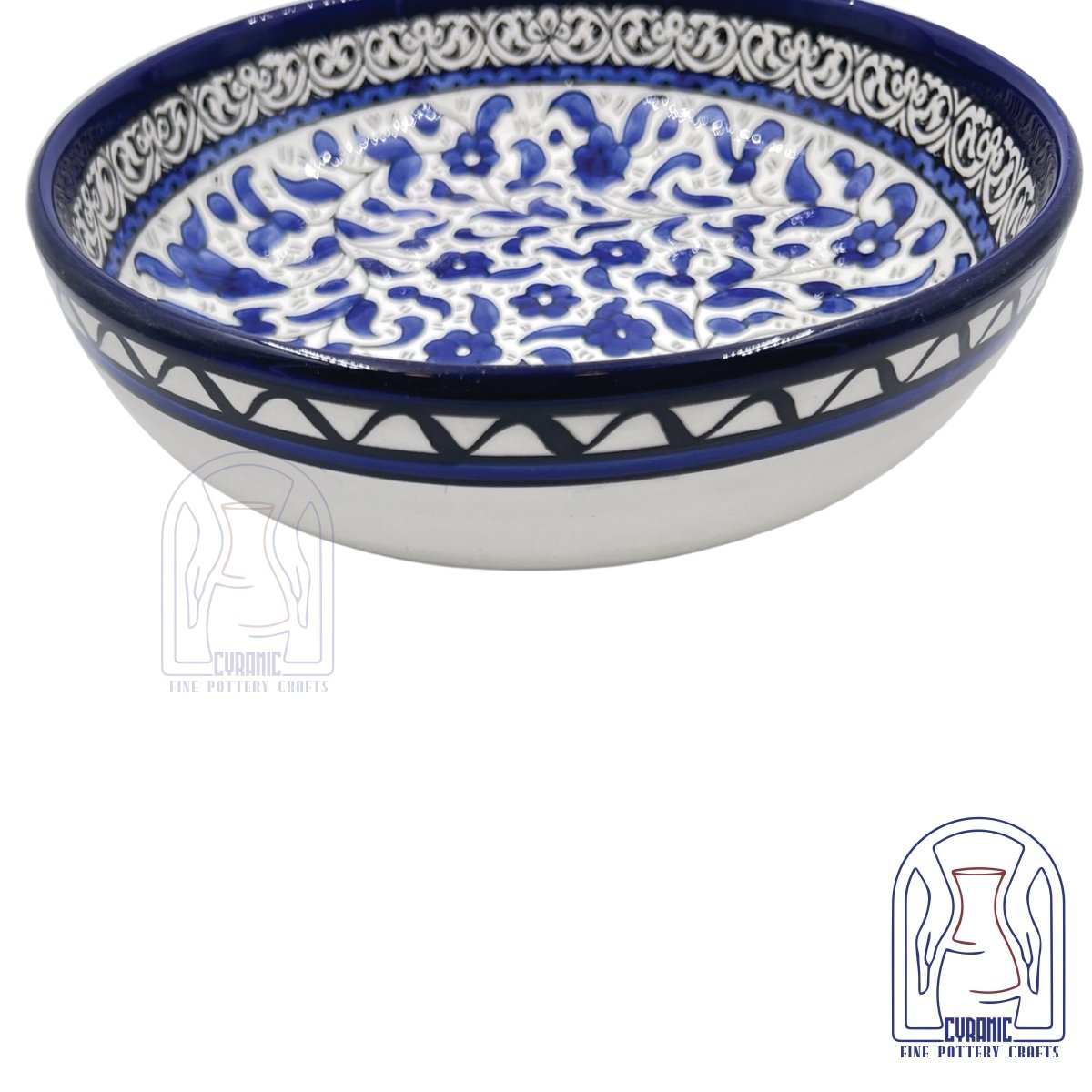 Hebron ceramic pottery Plate Bowl - Rassme