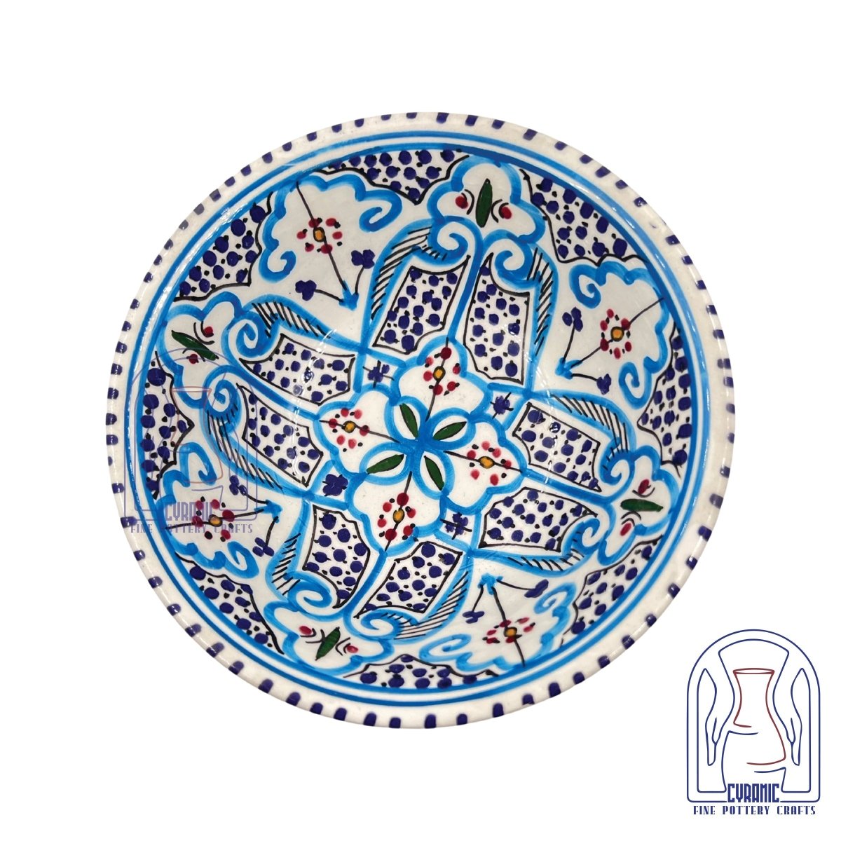 Hebron ceramic pottery Plate Bowl - Rassme