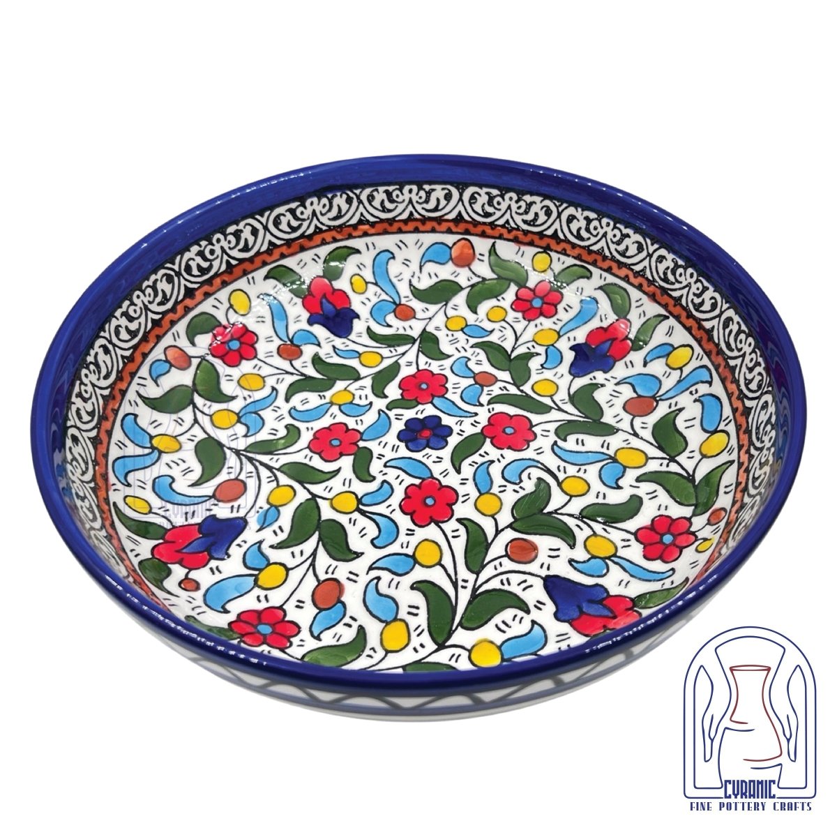 Hebron ceramic pottery Plate Bowl - Rassme