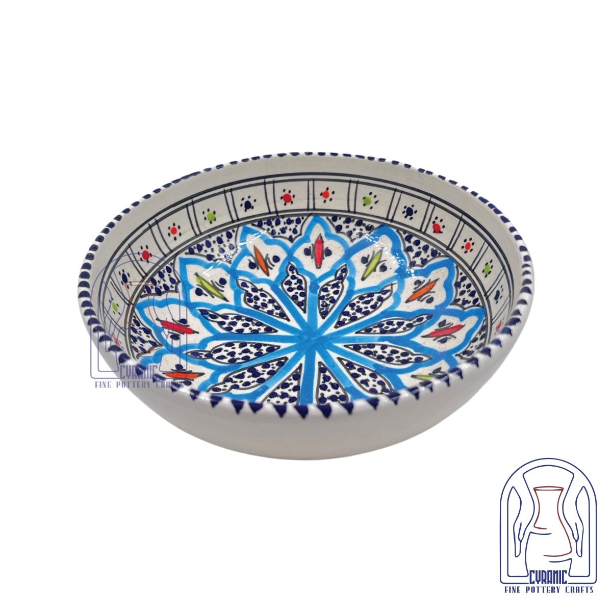 Hebron ceramic pottery Plate Bowl - Rassme