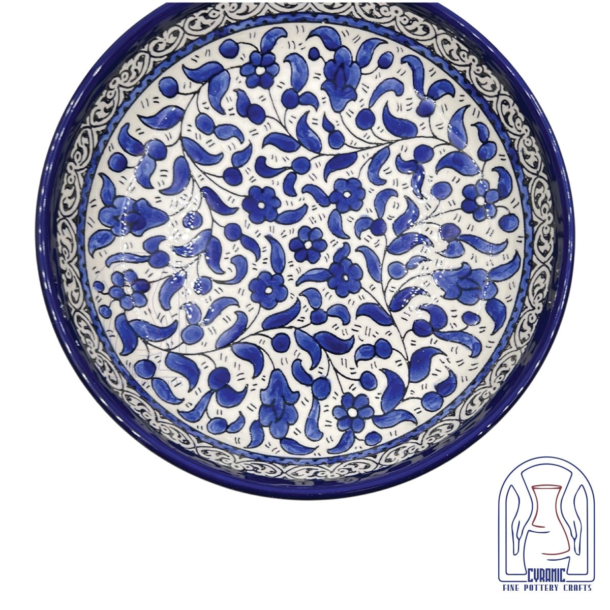 Hebron ceramic pottery Plate Bowl - Rassme