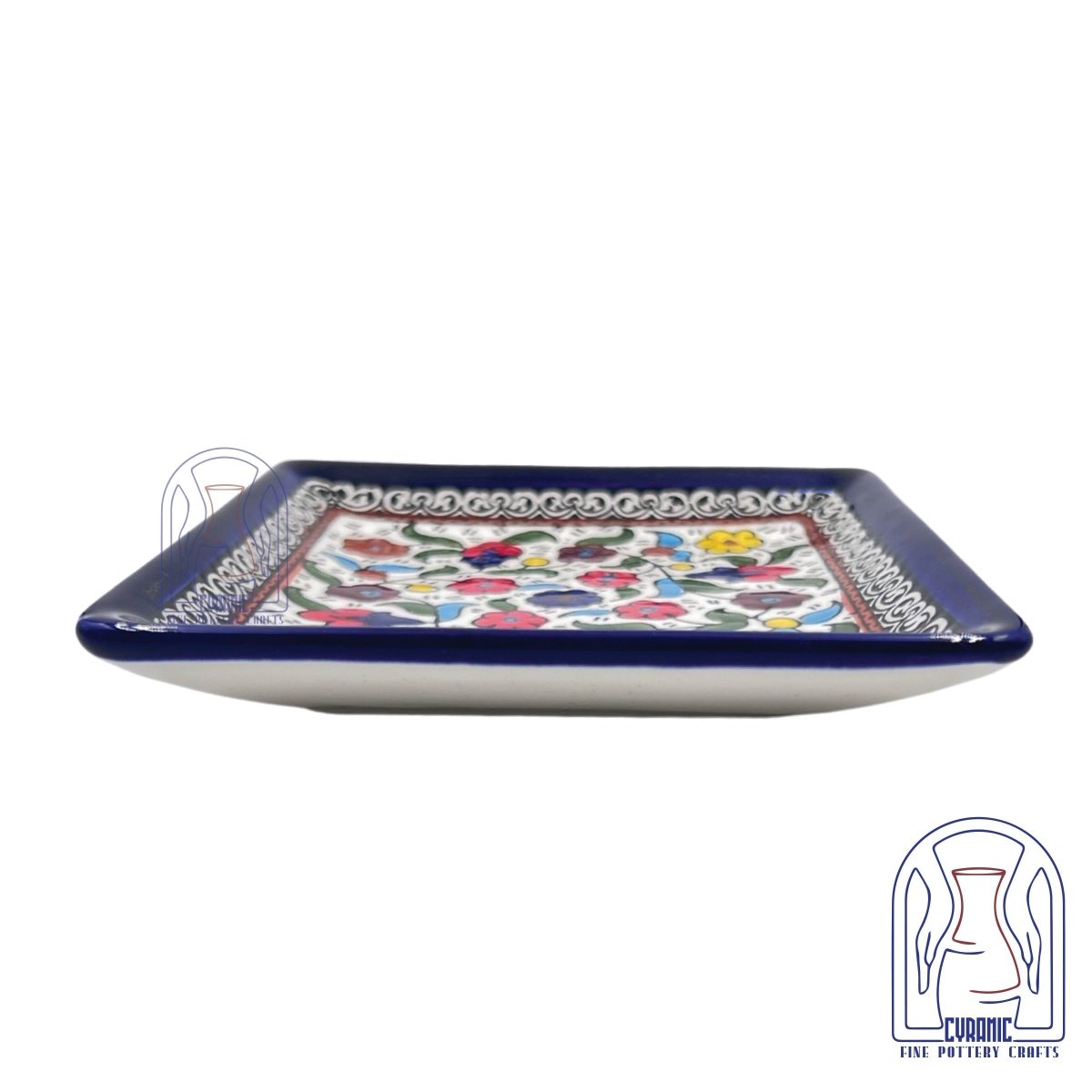 Hebron ceramic pottery Plate Square - Rassme