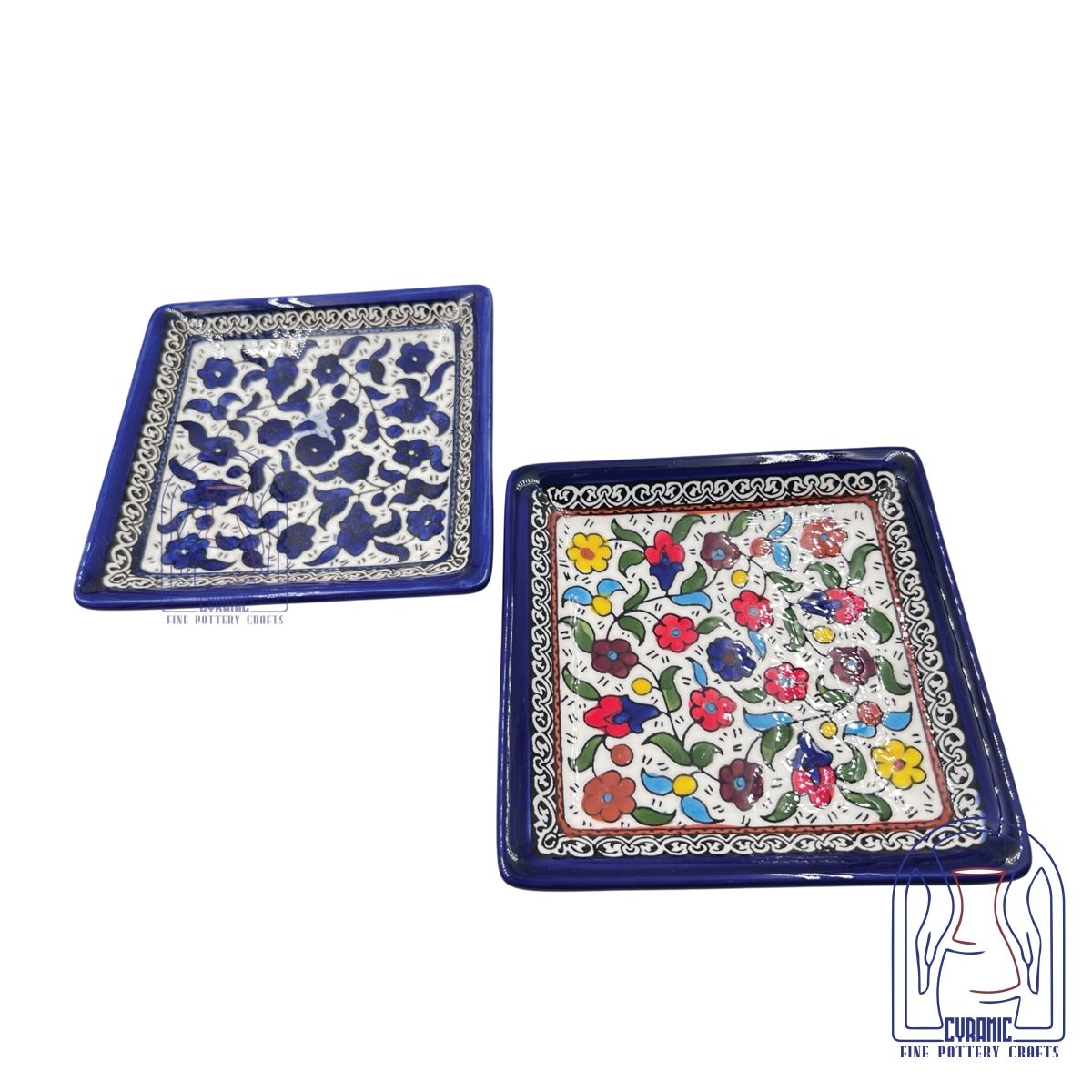 Hebron ceramic pottery Plate Square - Rassme