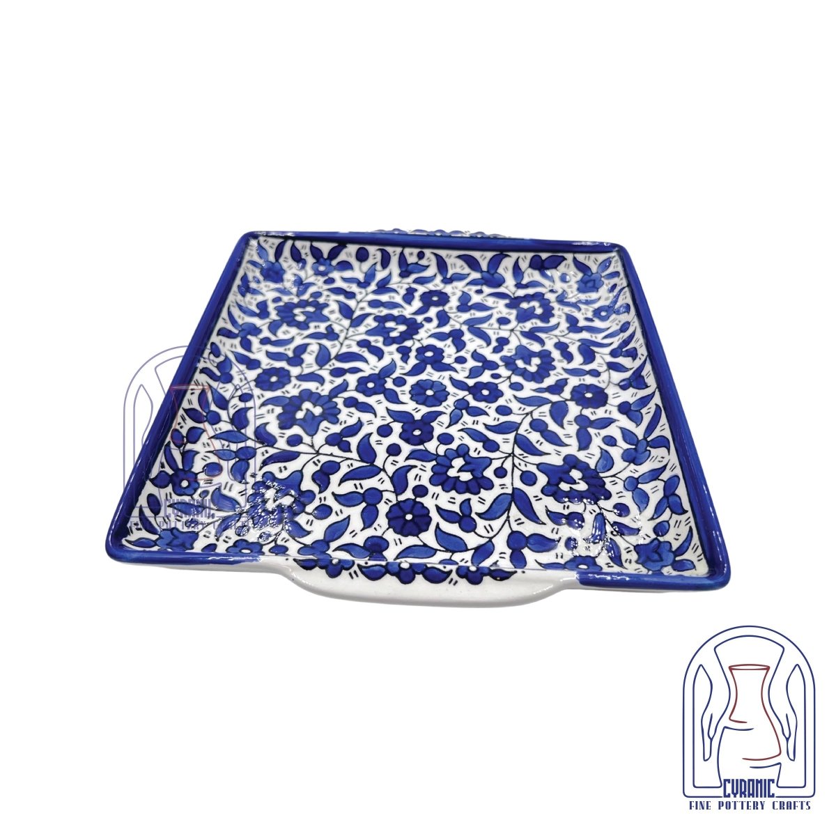 Hebron ceramic pottery Plate Tray - Rassme