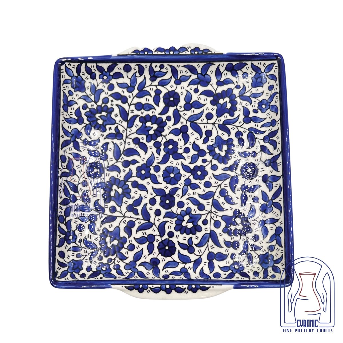 Hebron ceramic pottery Plate Tray - Rassme