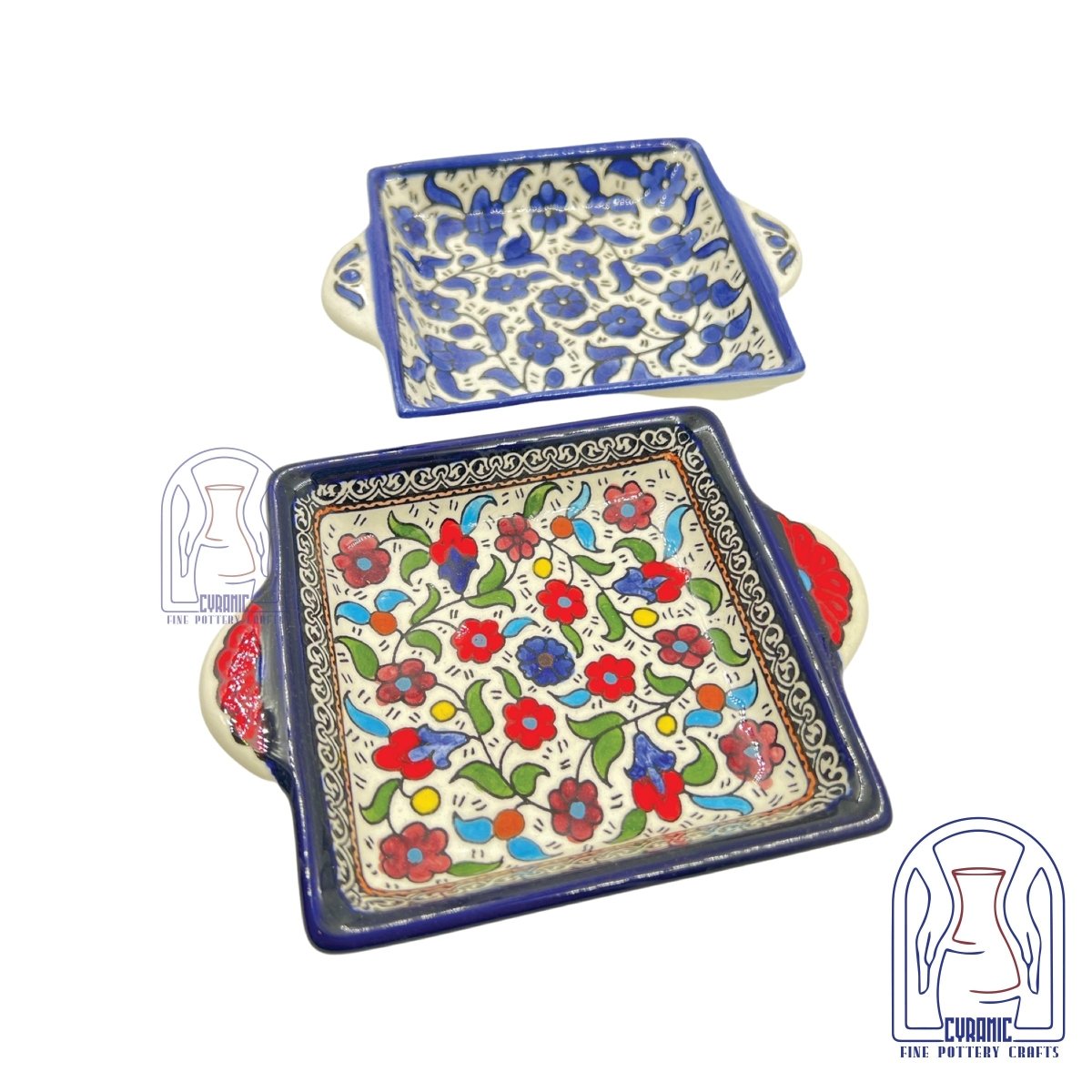 Hebron ceramic pottery Plate Tray - Rassme