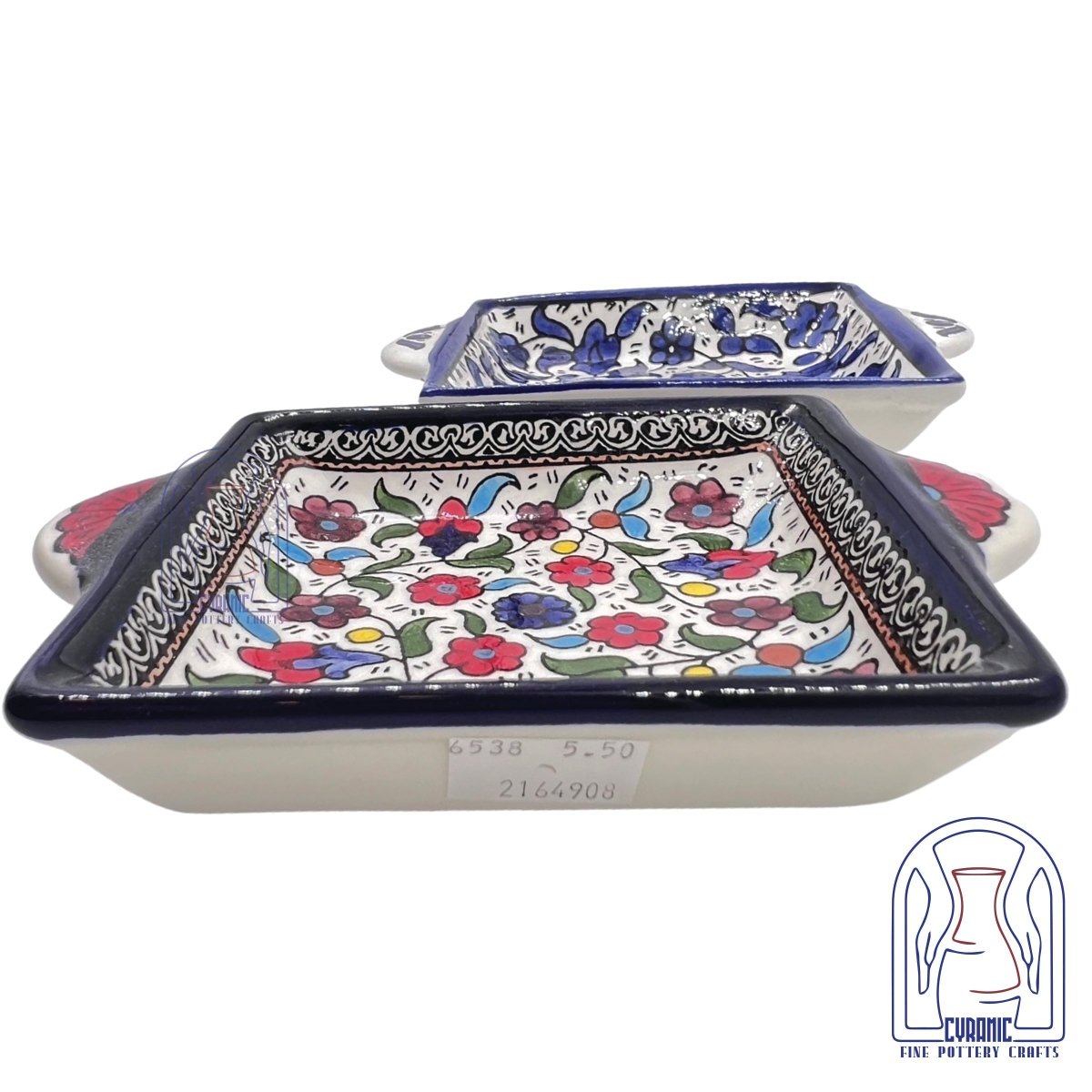 Hebron ceramic pottery Plate Tray - Rassme