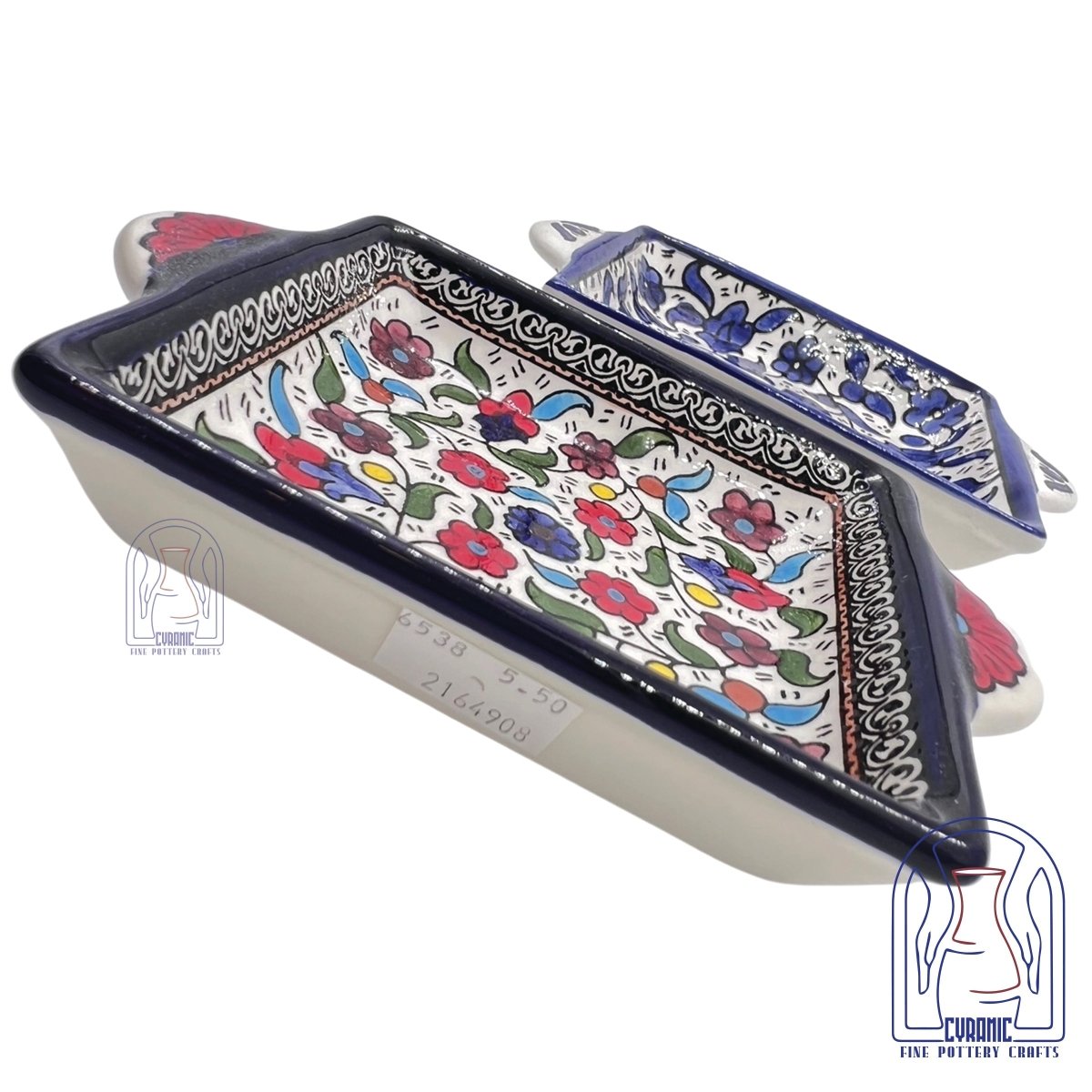 Hebron ceramic pottery Plate Tray - Rassme