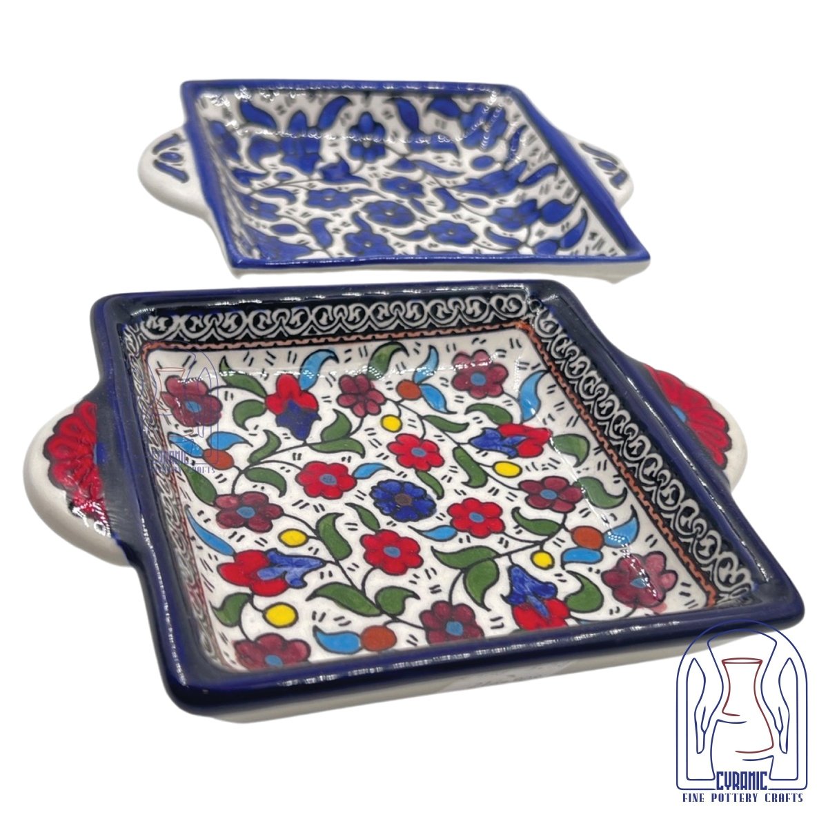 Hebron ceramic pottery Plate Tray - Rassme