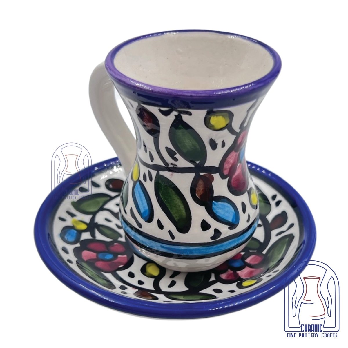 Hebron ceramic pottery Tea Mug - Rassme