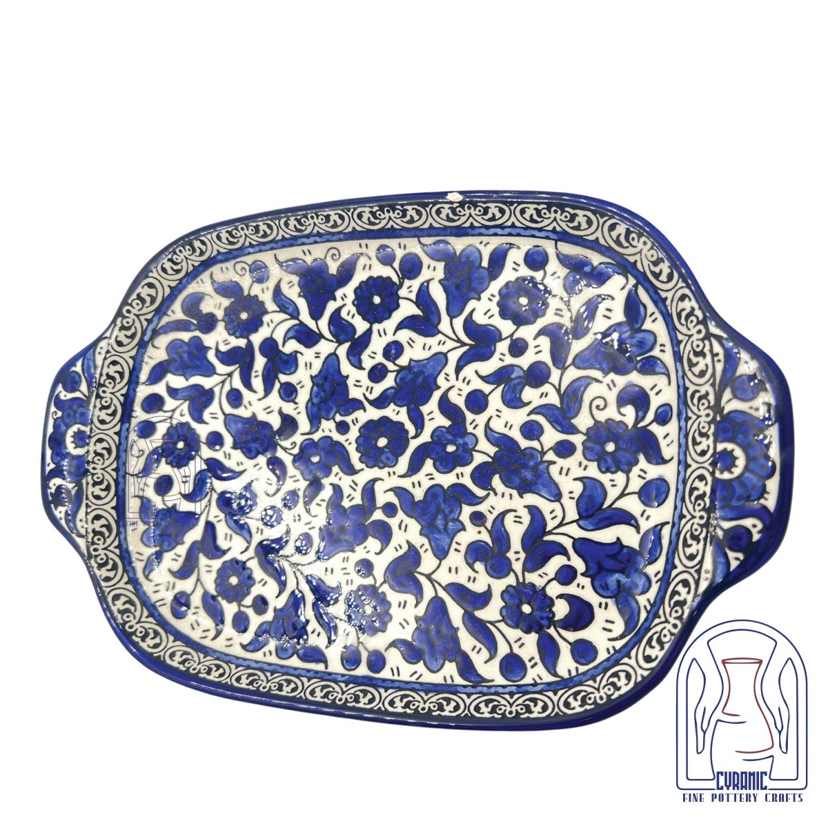 Hebron ceramic pottery Tray - Rassme