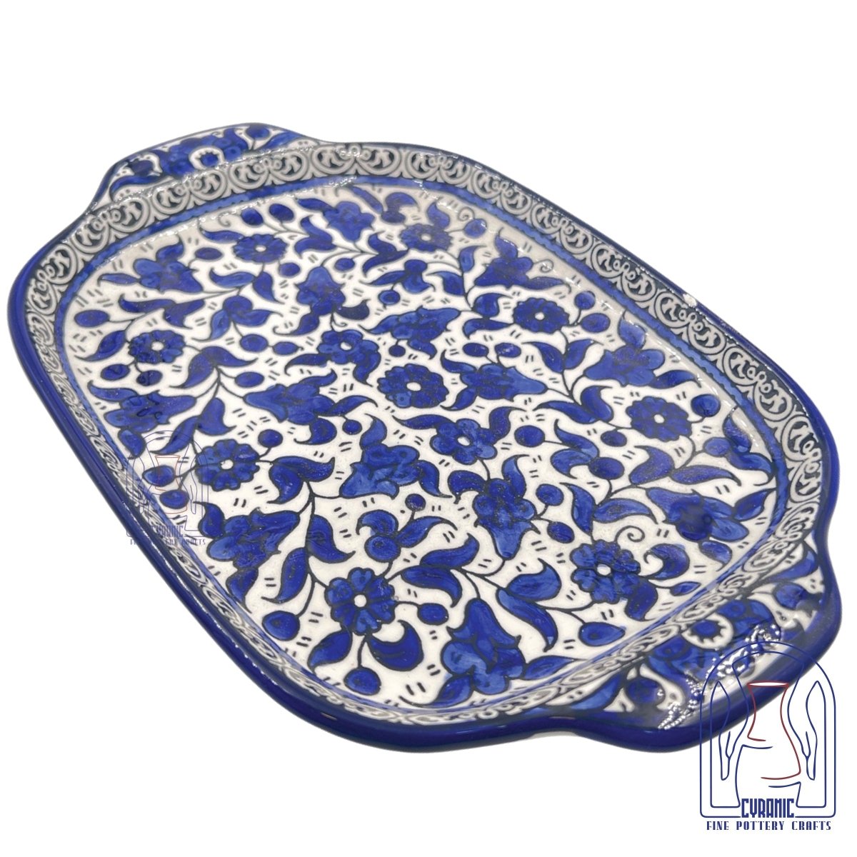 Hebron ceramic pottery Tray - Rassme