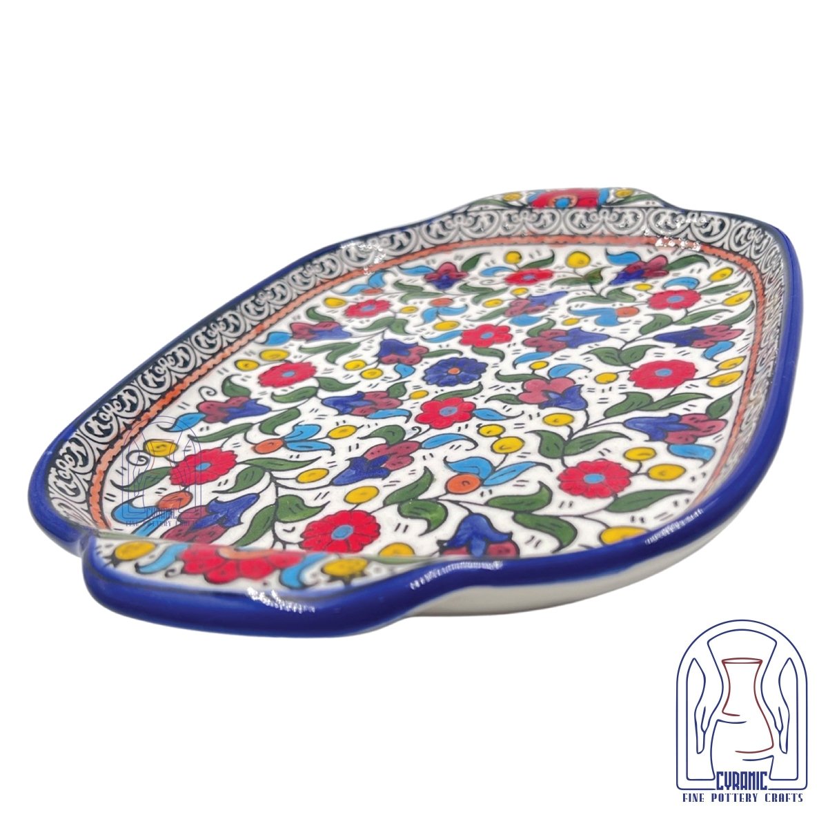 Hebron ceramic pottery Tray - Rassme