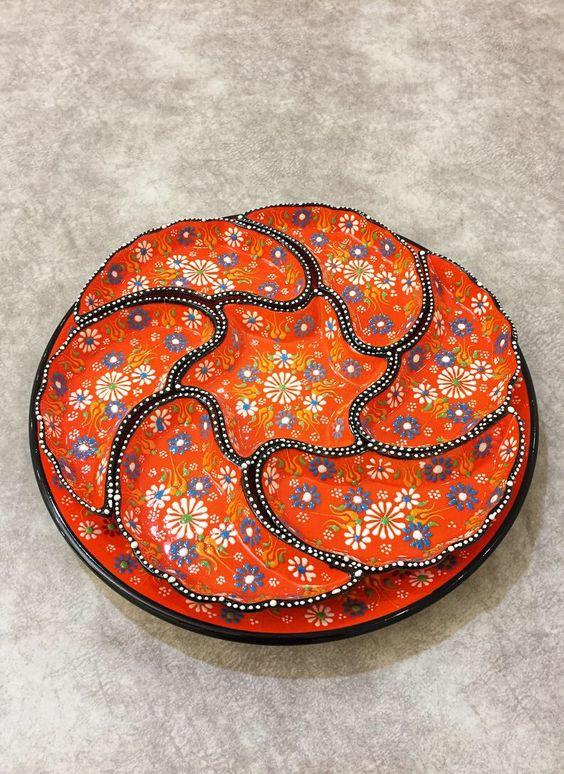 High Quality Breakfast Set, Decorative Bowl Set, Ceramic Set, Serving Set, Mezze Set, Turkish Ceramic Food Serving Set - Rassme