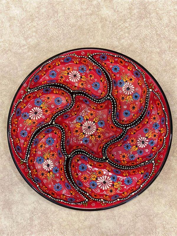 High Quality Breakfast Set, Decorative Bowl Set, Ceramic Set, Serving Set, Mezze Set, Turkish Ceramic Food Serving Set - Rassme