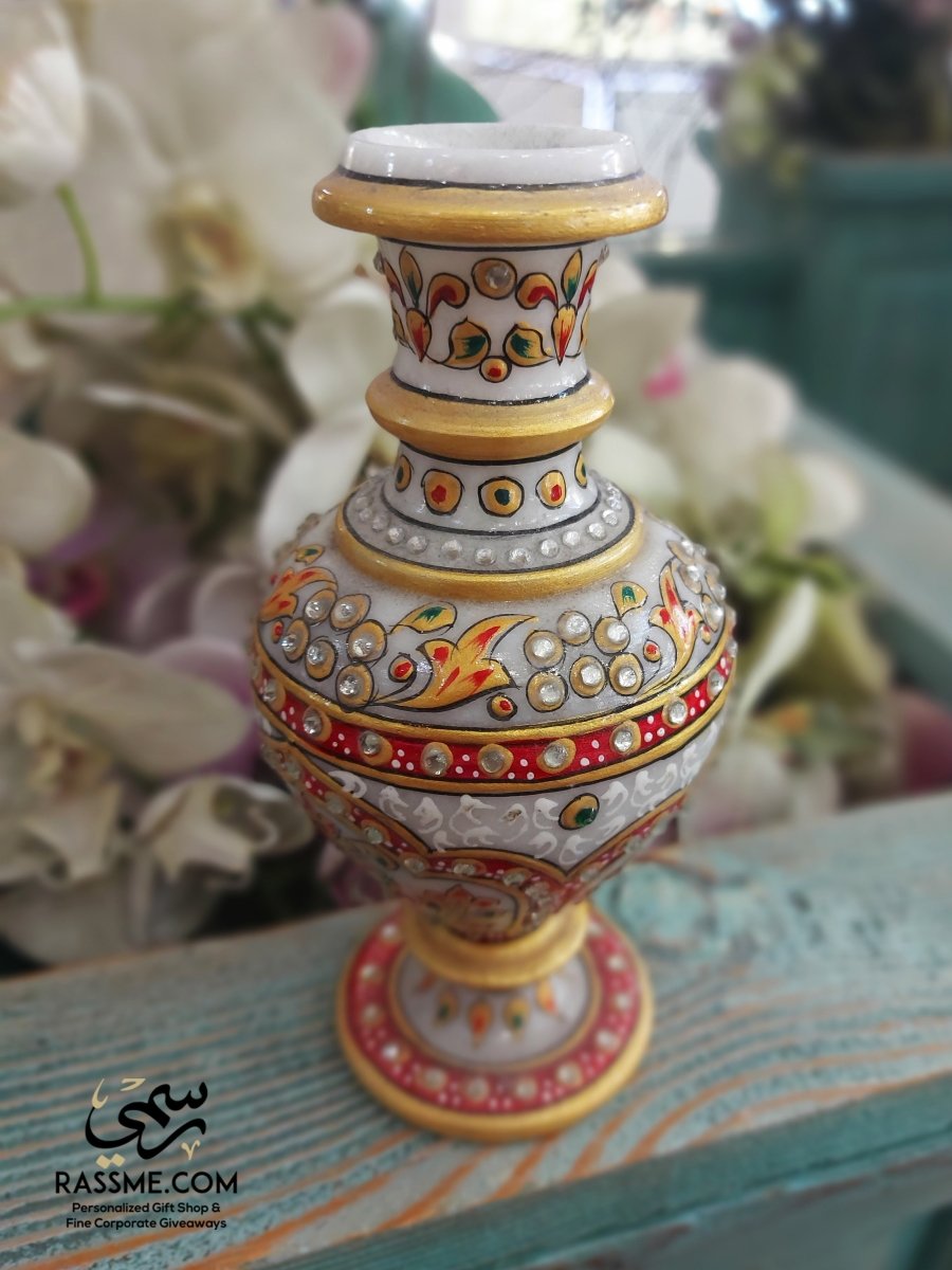 Luxury Oriental Marble Vase Handicraft - Rassme