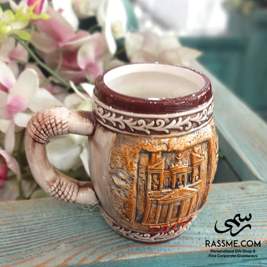 Ceramic 3D Mug Jordan Camel