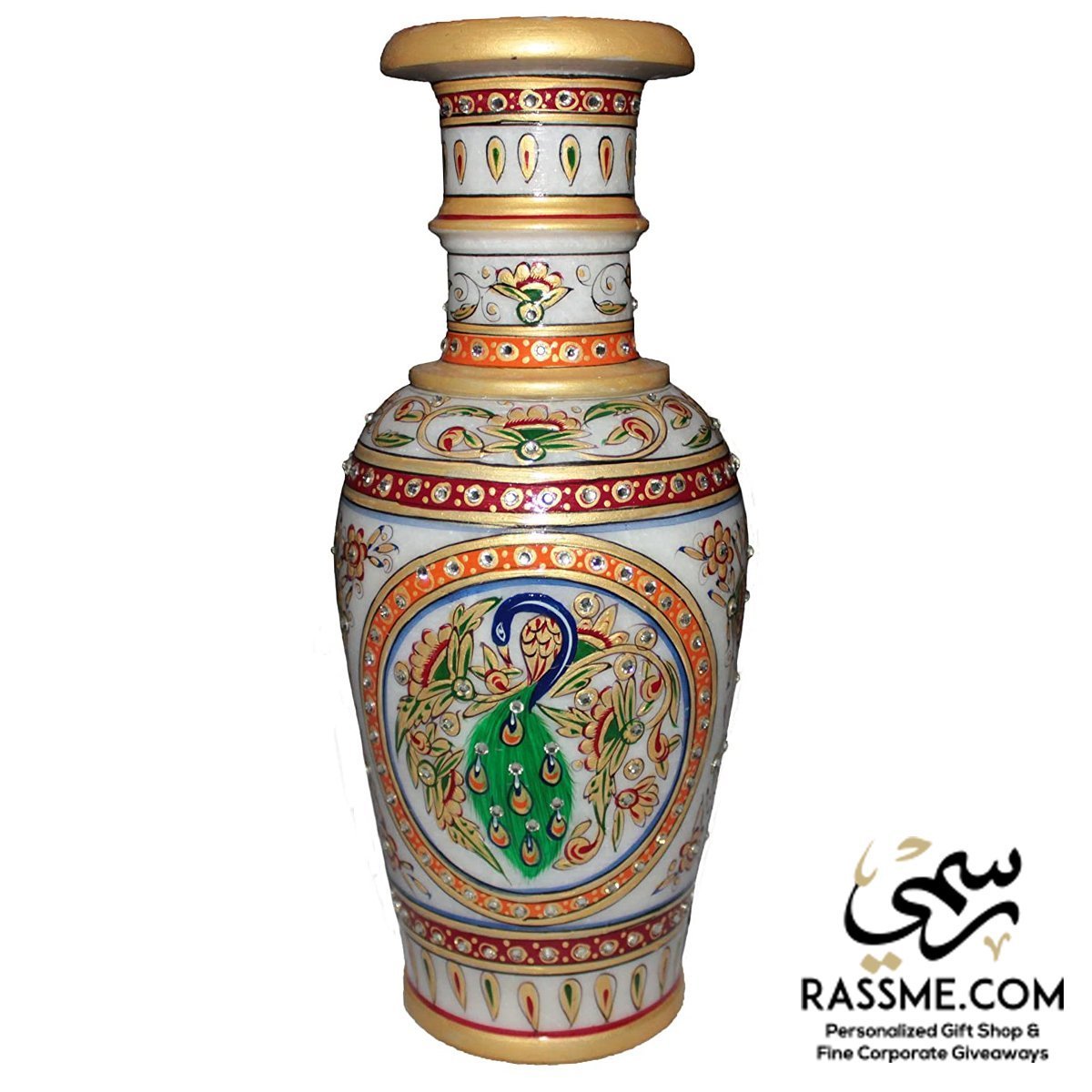 Oriental Luxury Marble Vase Handicraft - Rassme