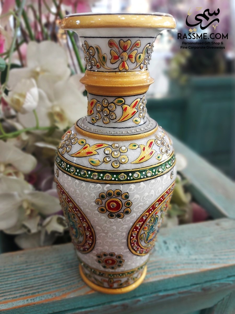 Oriental Luxury Marble Vase Handicraft - Rassme